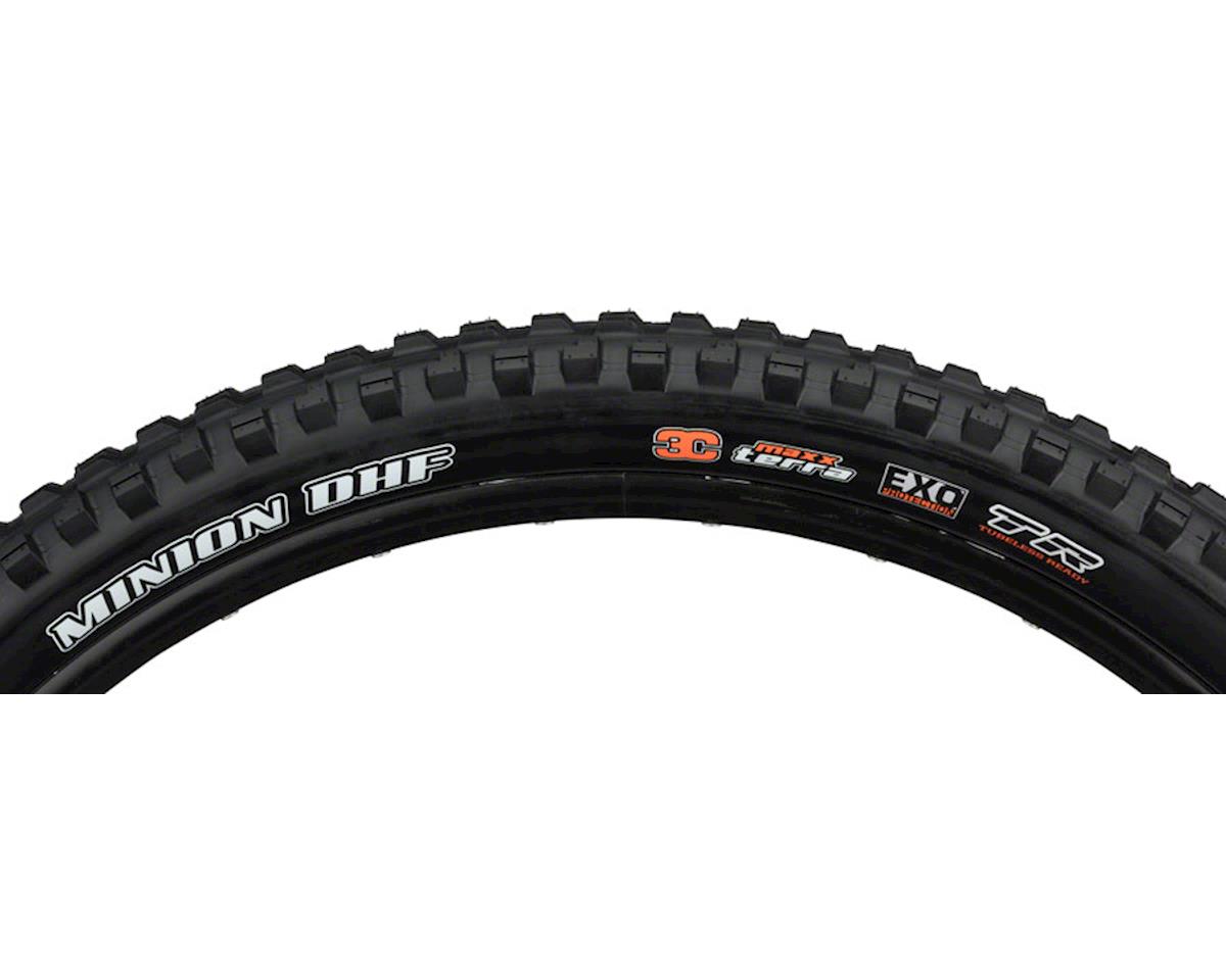 Maxxis Minion DHF Tubeless Mountain Tire (Black) (29″) (2.5″) (MaxxGrip/DH)