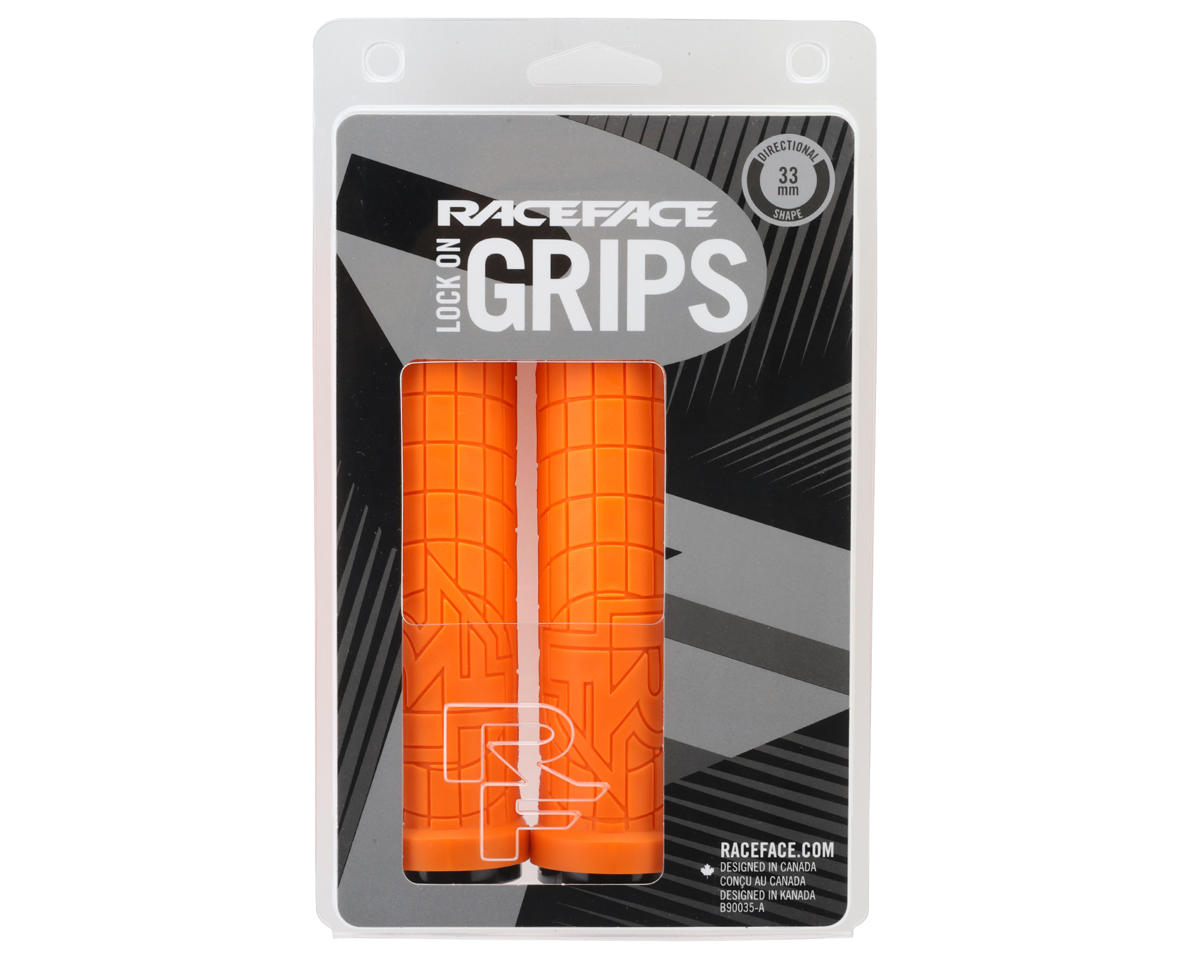 Race Face Grippler Lock-On Grips (Orange) (33mm)