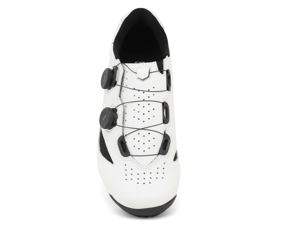 Lake Cycling CX239 Road Shoes (White/Black) (44.5)