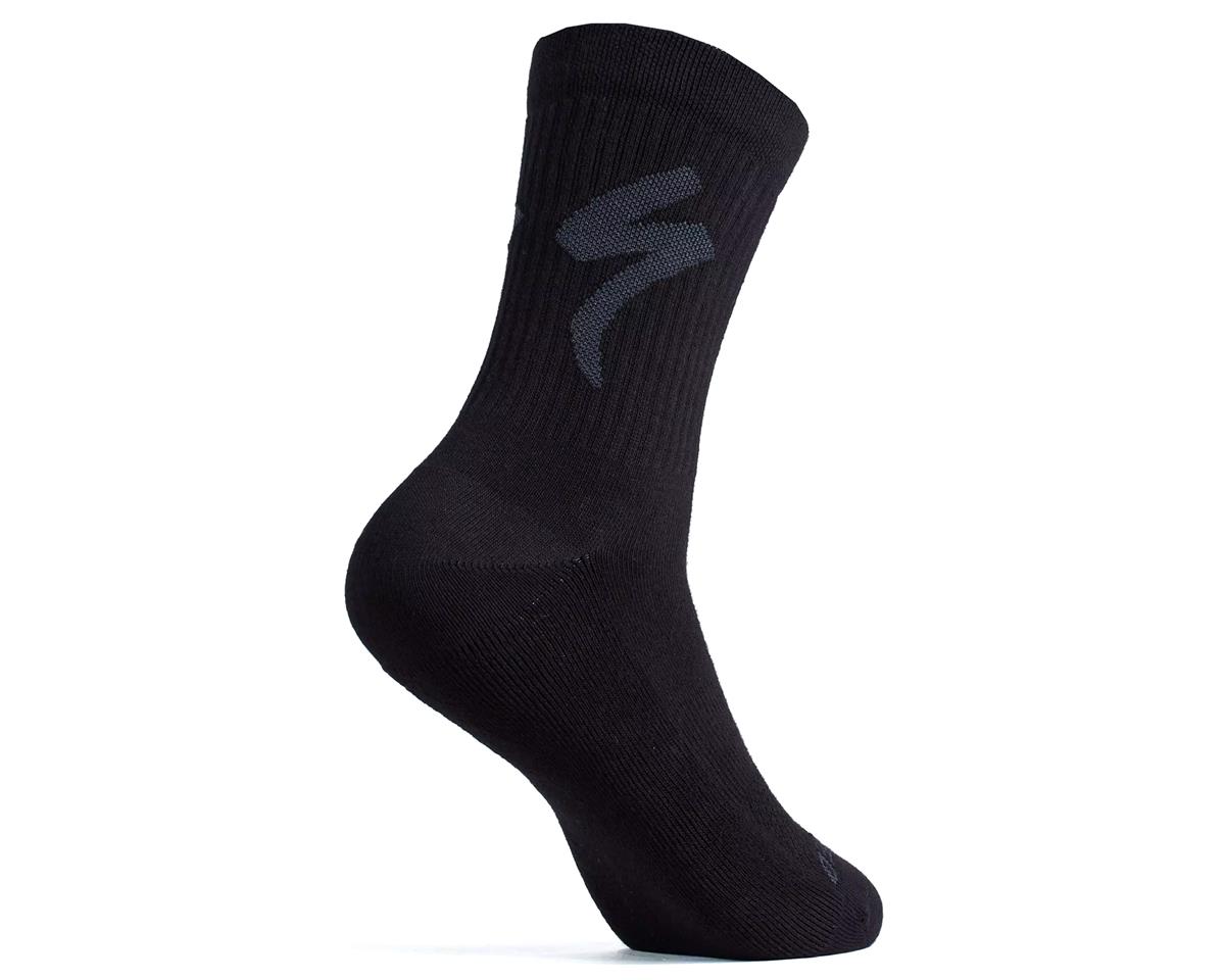 Specialized Cotton Tall Logo Socks (Black) (S)