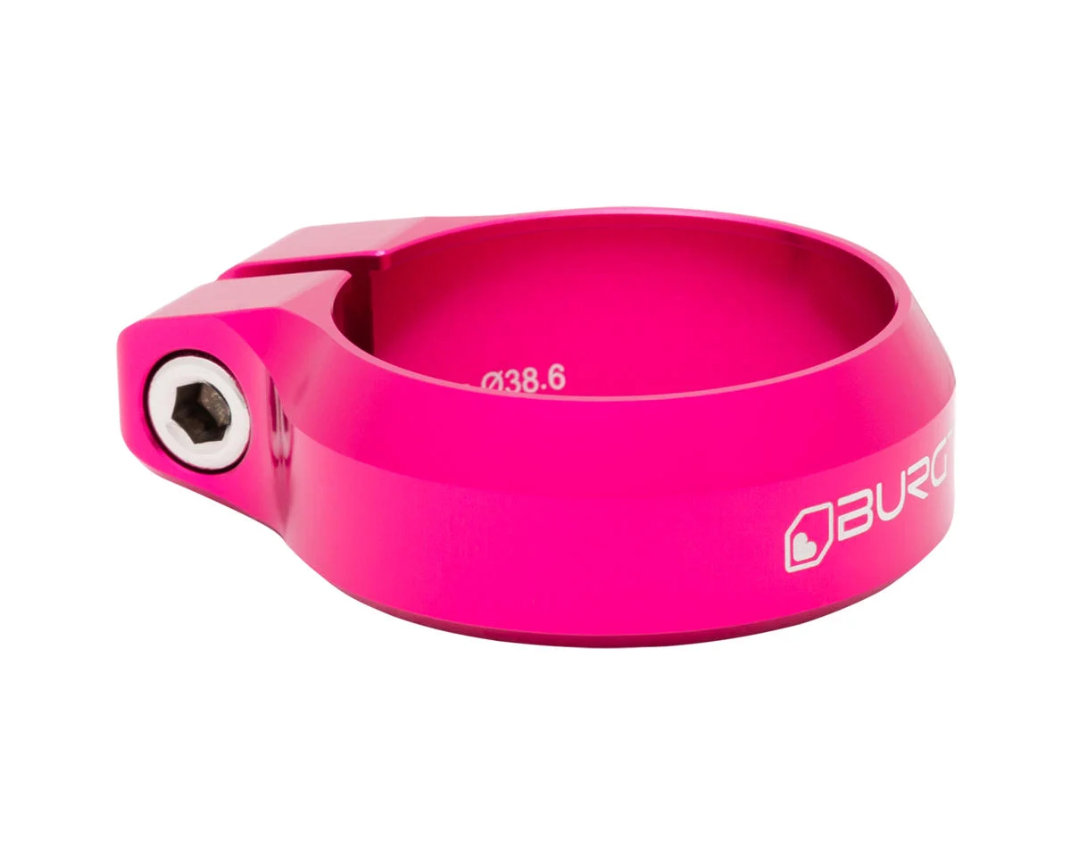 Burgtec Seat Clamp (Toxic Barbie Pink) (38.6mm)
