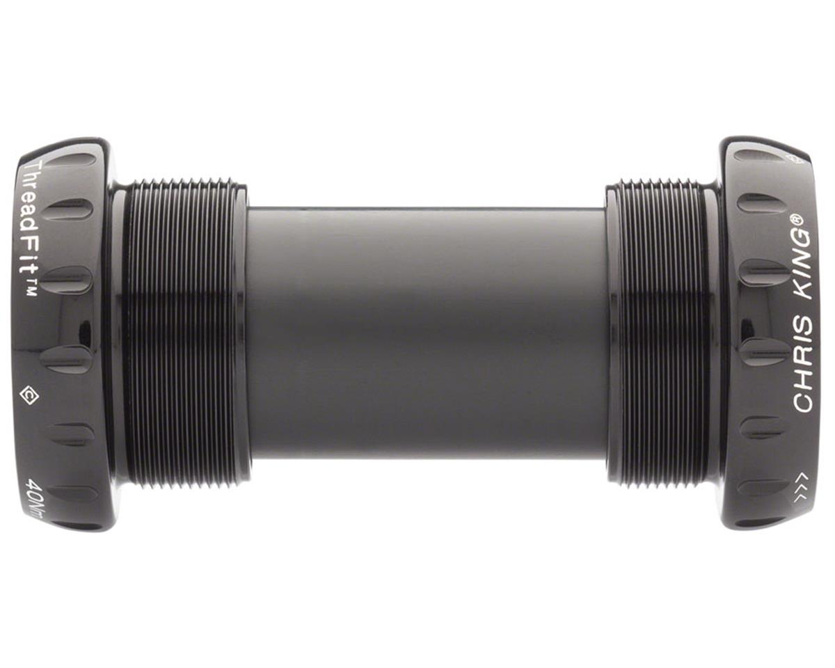 Chris King ThreadFit 24 Bottom Bracket w/Fit Kit 6 (Black) (English) (For SRAM/Truvativ GXP)