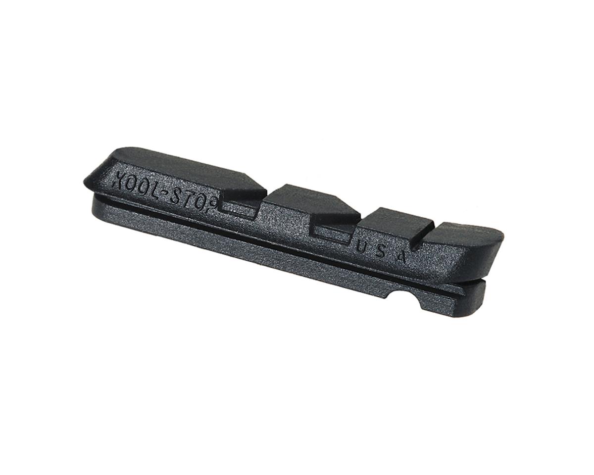 Kool Stop Dura-Type Brake Pad Inserts (Black/Red) (1 Pair) (Black Compound) (For Shimano/SRAM)