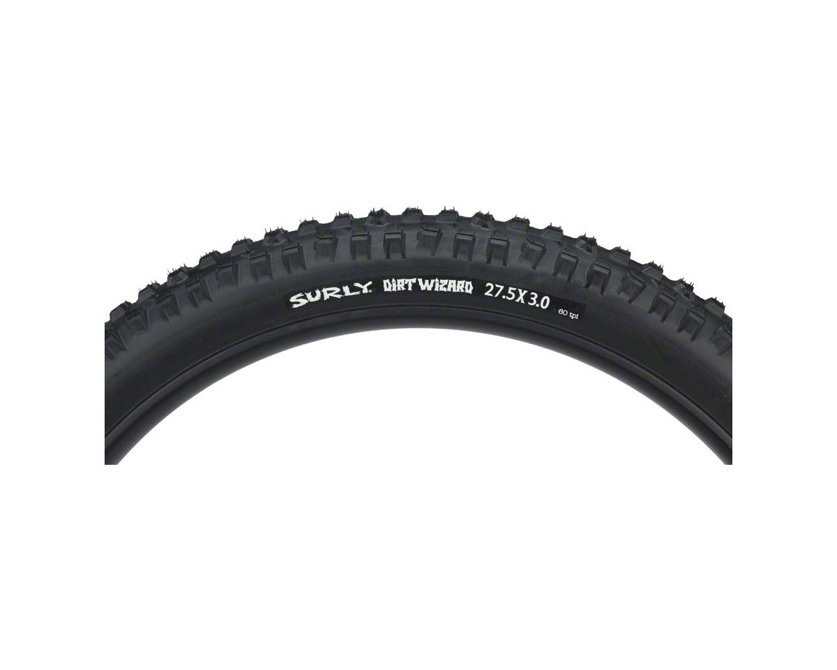 Surly Dirt Wizard Tubeless Mountain Tire (Black) (27.5″) (3.0″)