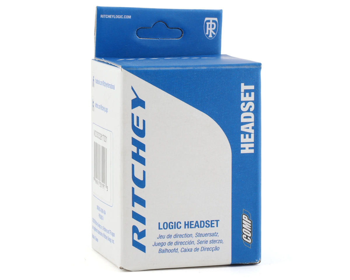 Ritchey Comp Logic Threadless Headset (Black) (1-1/8″) (EC34/28.6) (EC34/30)