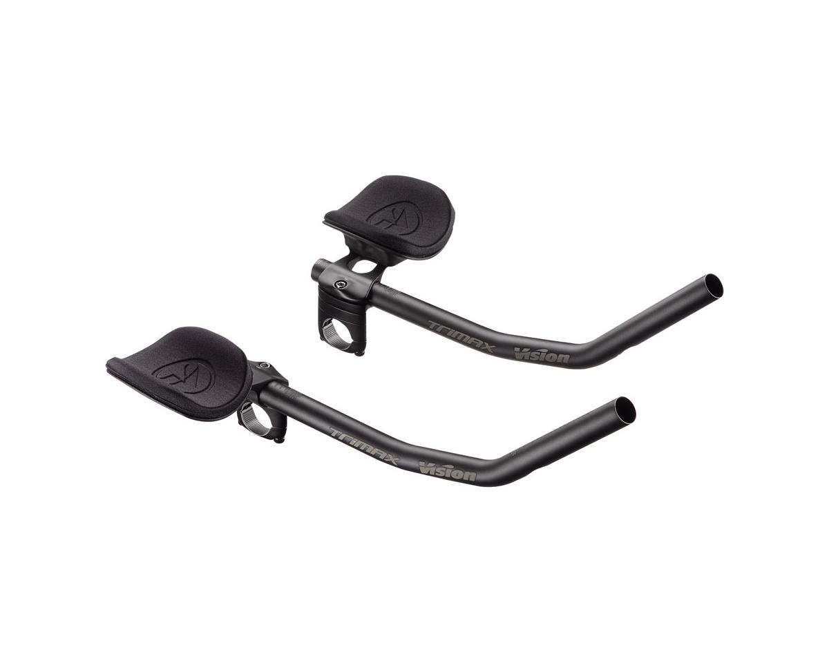 Vision TriMax Alloy Clip-On Bars (210–360mm) (J-Bend) (Alloy)