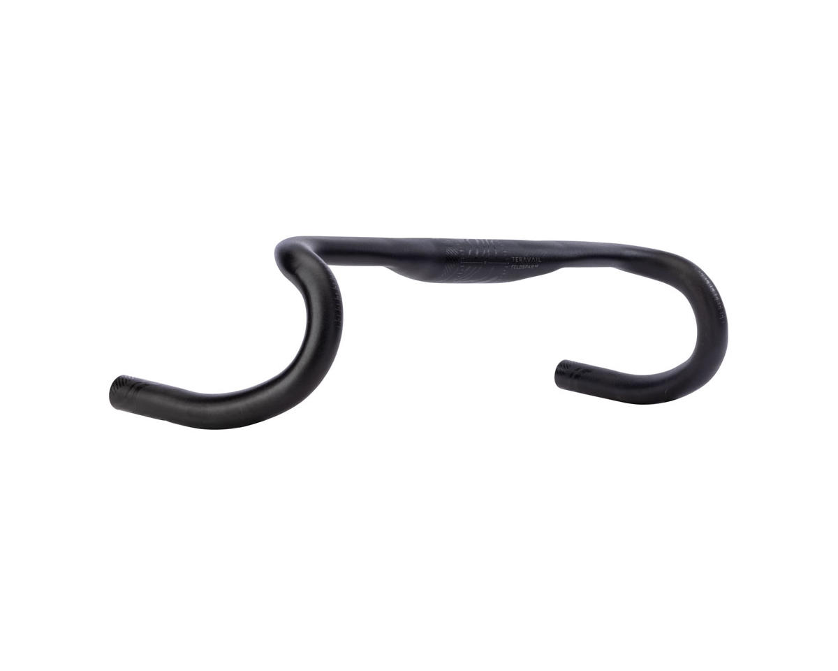 Teravail Fedlspar SE Drop Handlebar (Black) (Aluminum) (46cm) (31.8mm Clamp)