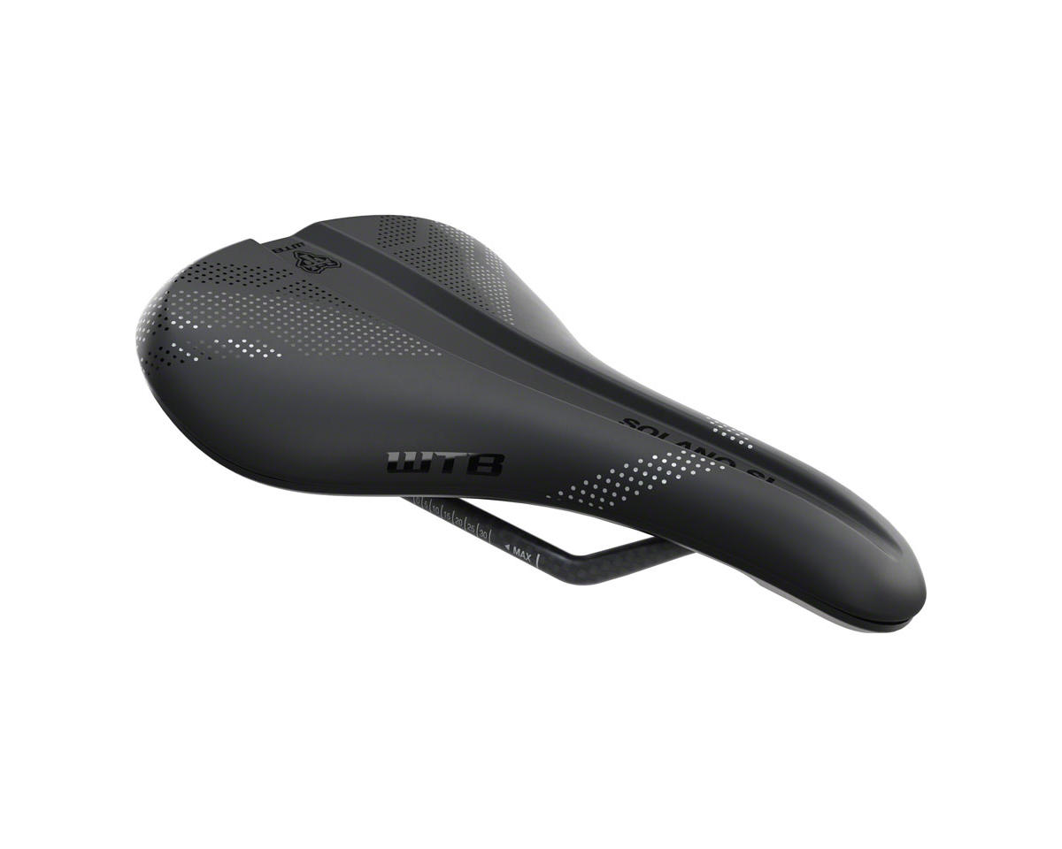 WTB Solano SL Fusion Form Saddle (Black) (Carbon Fiber Rails) (Wide) (157mm)