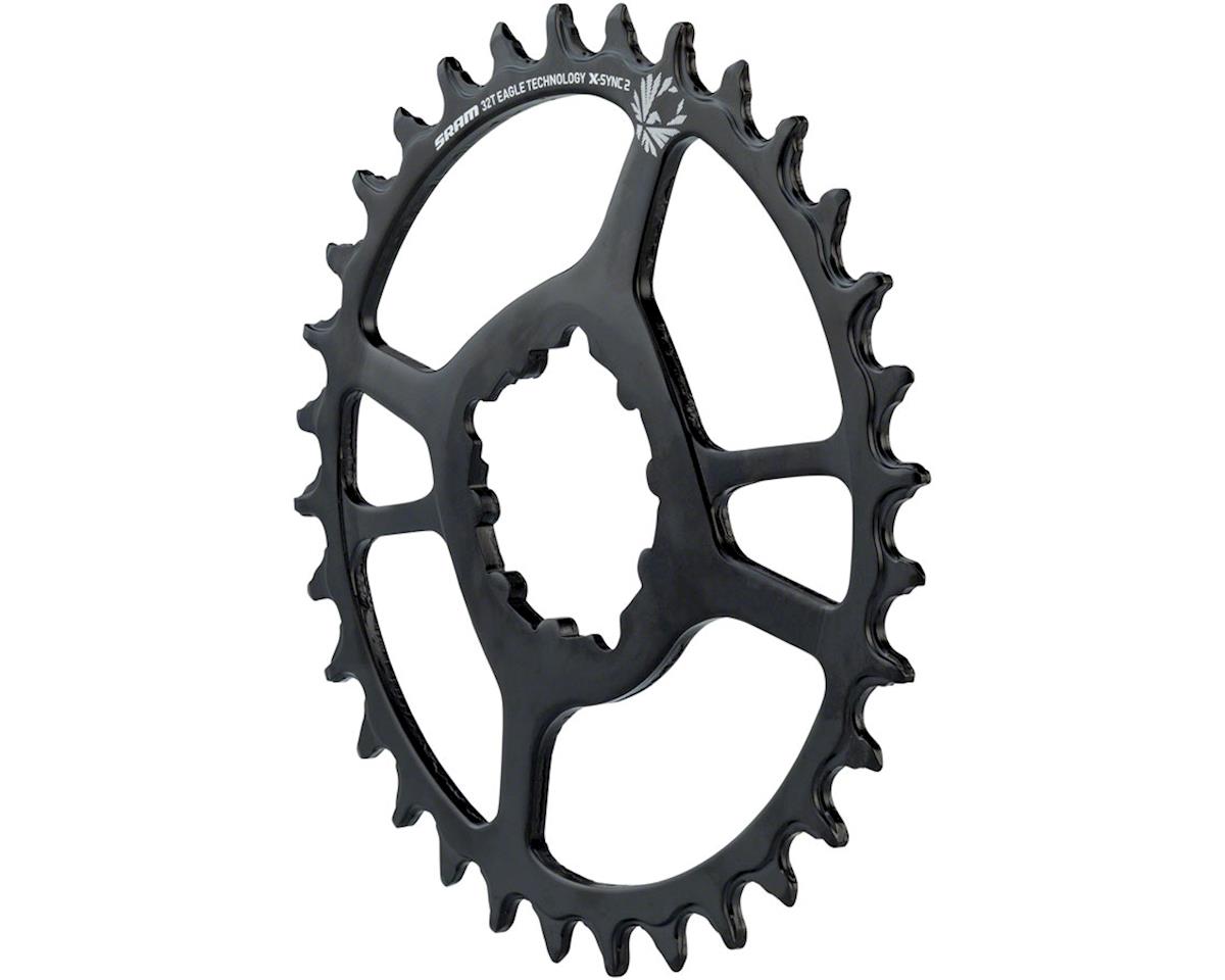 SRAM X-Sync 2 Eagle Steel Direct Mount Chainring (Black) (1 x 10/11/12 Speed) (Single) (3mm Offset/Boost) (32T)