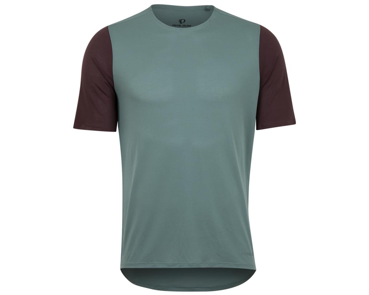 Pearl iZUMi Men’s Summit Pro Short Sleeve Jersey (Pale Pine/Cacao) (S)
