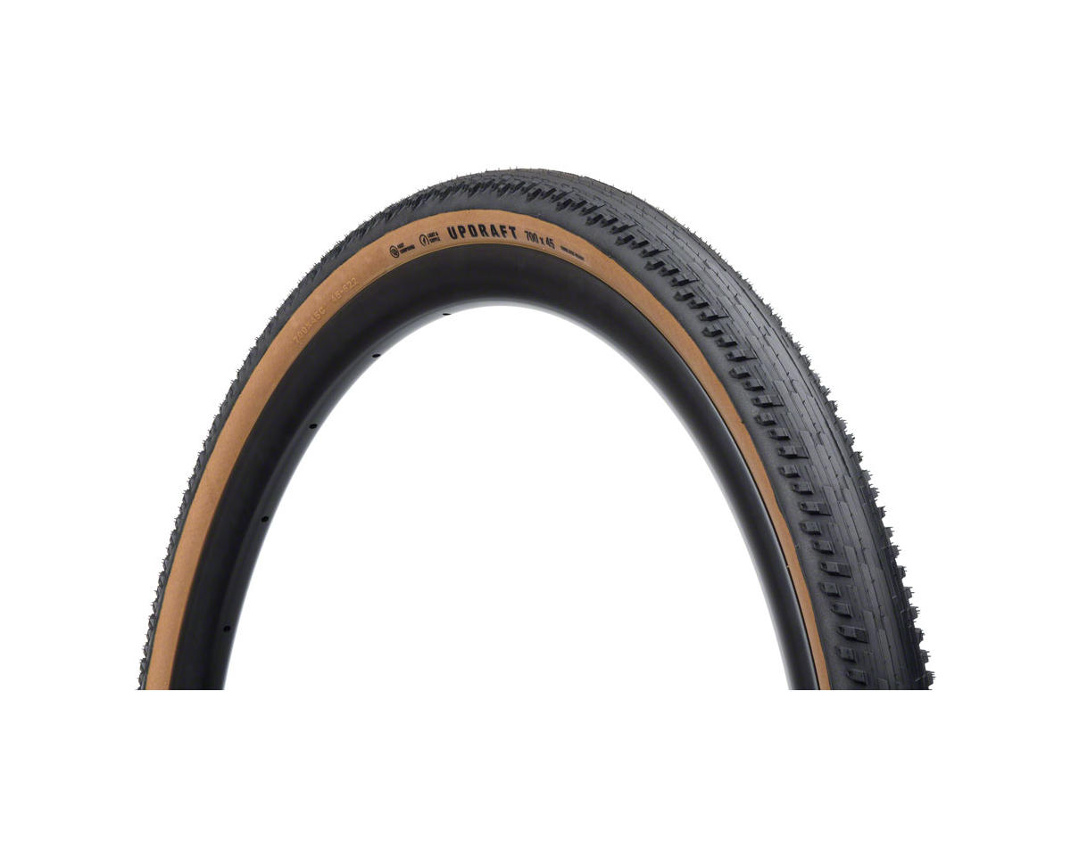 Teravail Updraft Tubeless Gravel Tire (Tan Wall) (700c) (45mm) (Light & Supple) (Fast Compound)