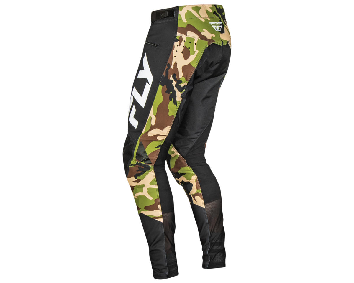 Fly Racing Rayce Bicycle Pants (Black/Camo) (28)