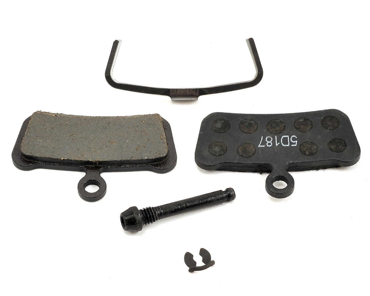 SRAM Disc Brake Pads (Organic) (SRAM Guide, Avid Trail) (Steel Back/Quiet) (1 Pair)