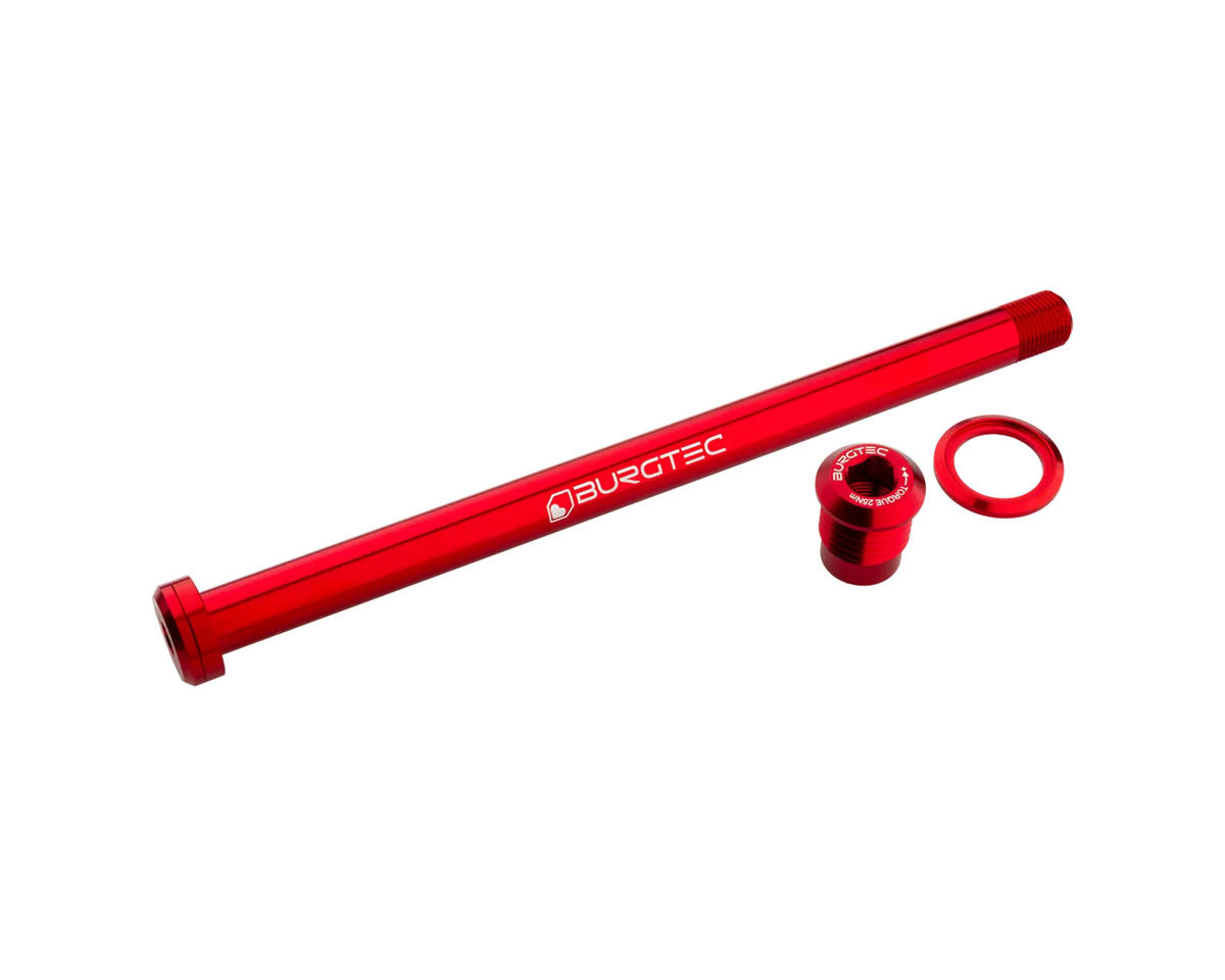 Burgtec 180mm x 12mm 1.00mm Pitch Rear Axle (Race Red)