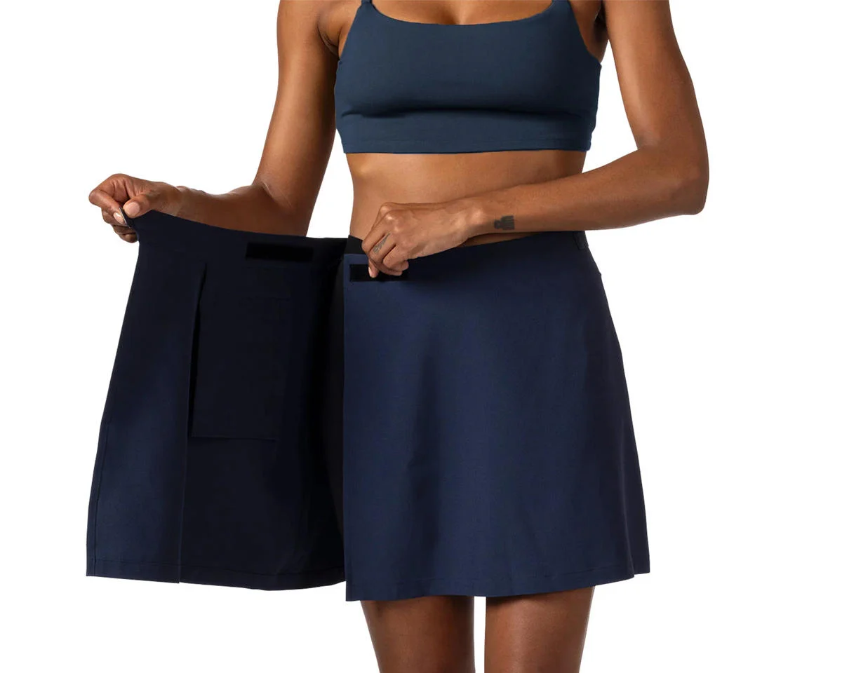 Terry Women’s Wrapper Bike Skirt (Black Iris) (S)