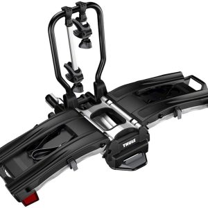Thule Easyfold XT Hitch Rack (Black/Silver) (2 Bikes) (1.25 & 2″ Receiver)