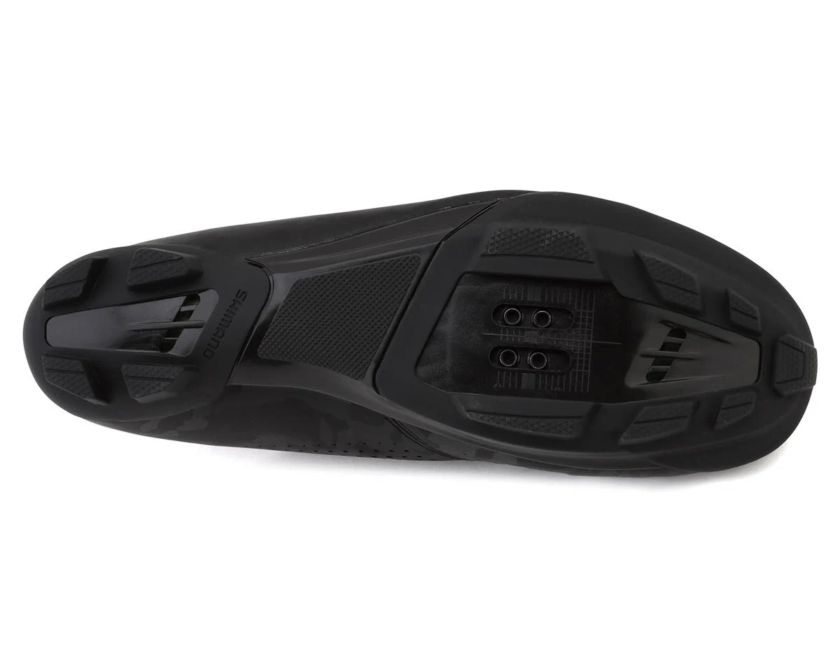 Shimano SH-RX600 RX6 Gravel Shoes (Black) (42) (Standard)