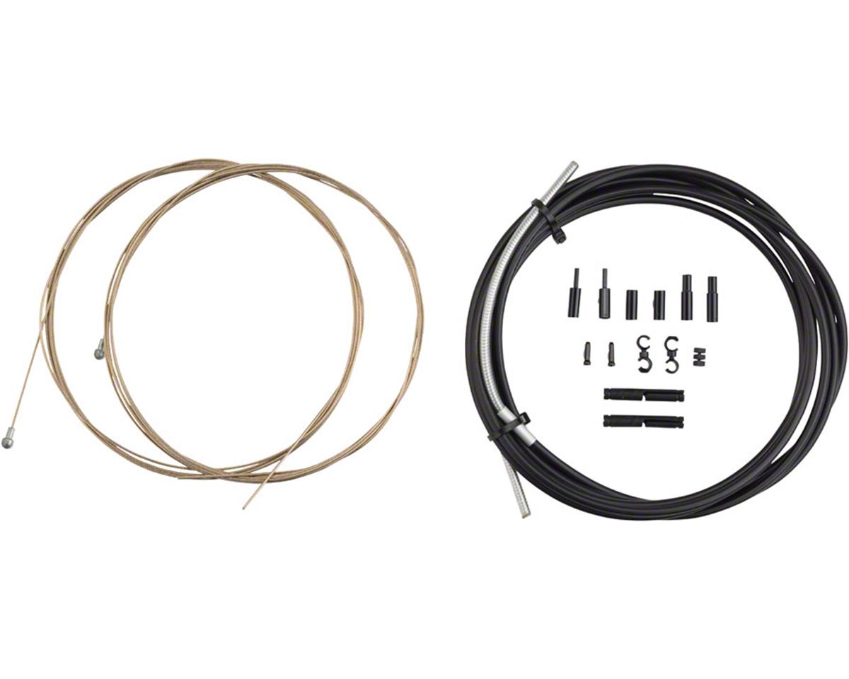 Jagwire Road Pro Brake Cable Kit (Stealth Black) (Stainless) (1.5mm) (1500/2800mm) (w/ Housing)