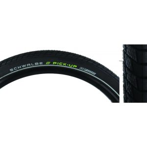 Schwalbe Pick-Up Cargo Bike Tire (Black/Reflective) (27.5″) (2.6″) (Wire Bead) (Addix E/Super Defense) (E50)