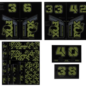Fox Suspension Custom Decal Kit (Olive Drab) (All Models Except Step Casts)