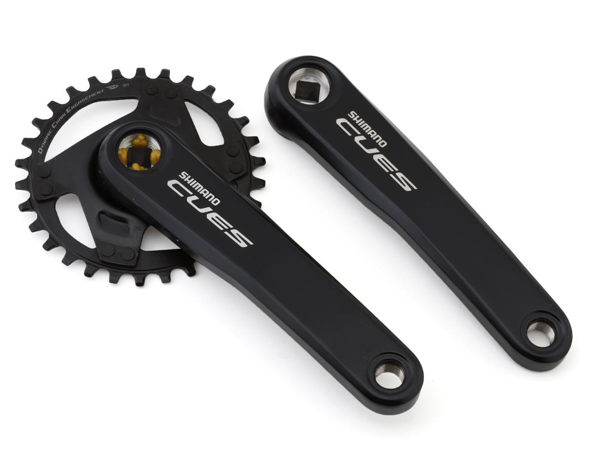 Shimano CUES FC-U4000 Crankset w/ Chainring (Black) (1 x 9/10/11 Speed) (175mm) (30T) (Square Taper)