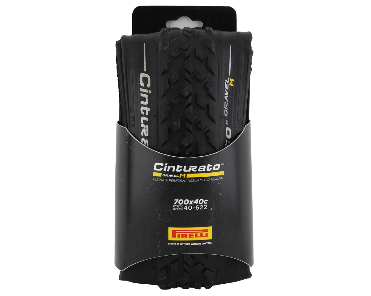 Pirelli Cinturato Gravel M Tubeless Tire (Black) (700c) (40mm) (SpeedGrip/TechWALL)