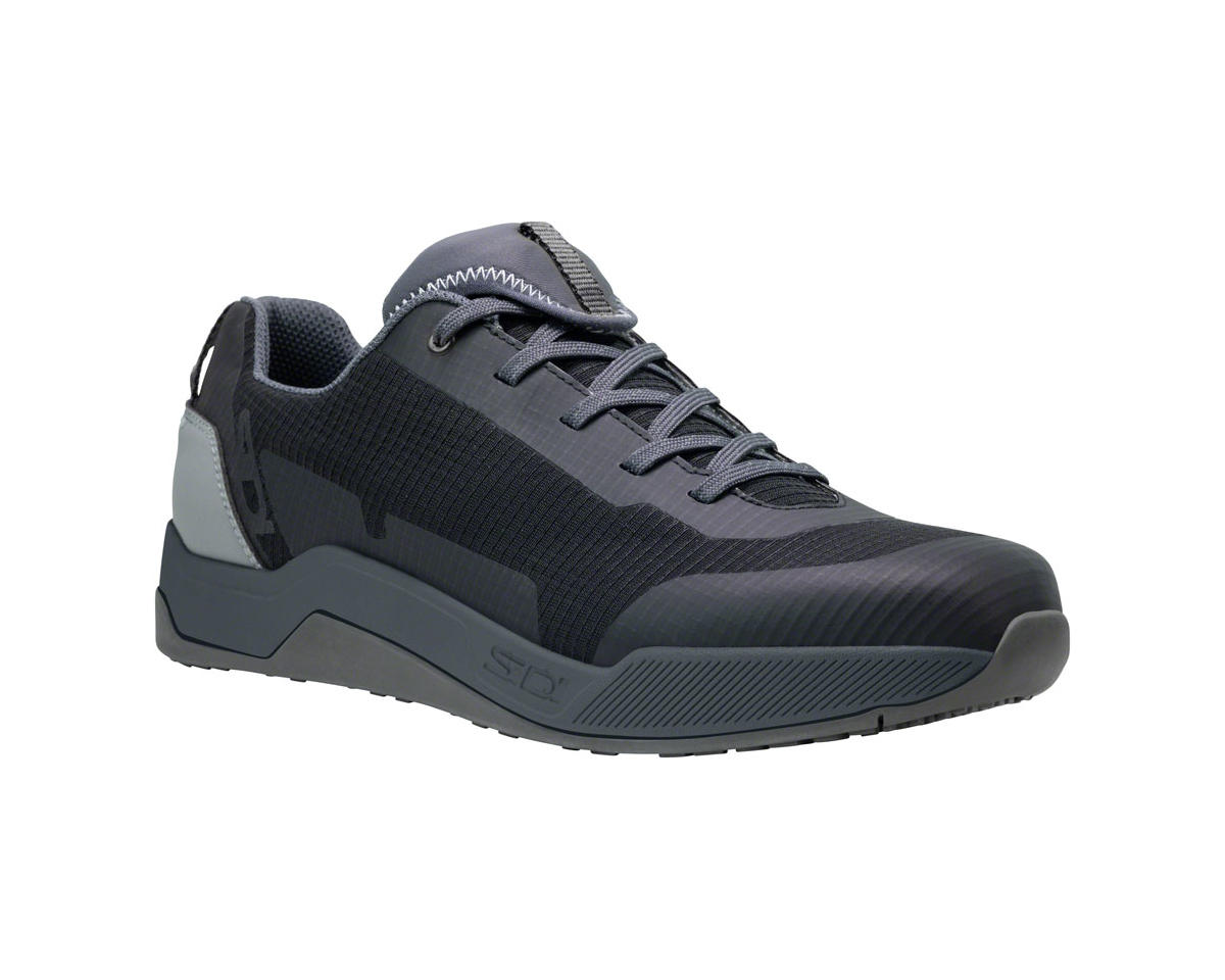 Sidi Motus GTX Flat Pedal Mountain Bike Shoes (Black/Grey) (39)