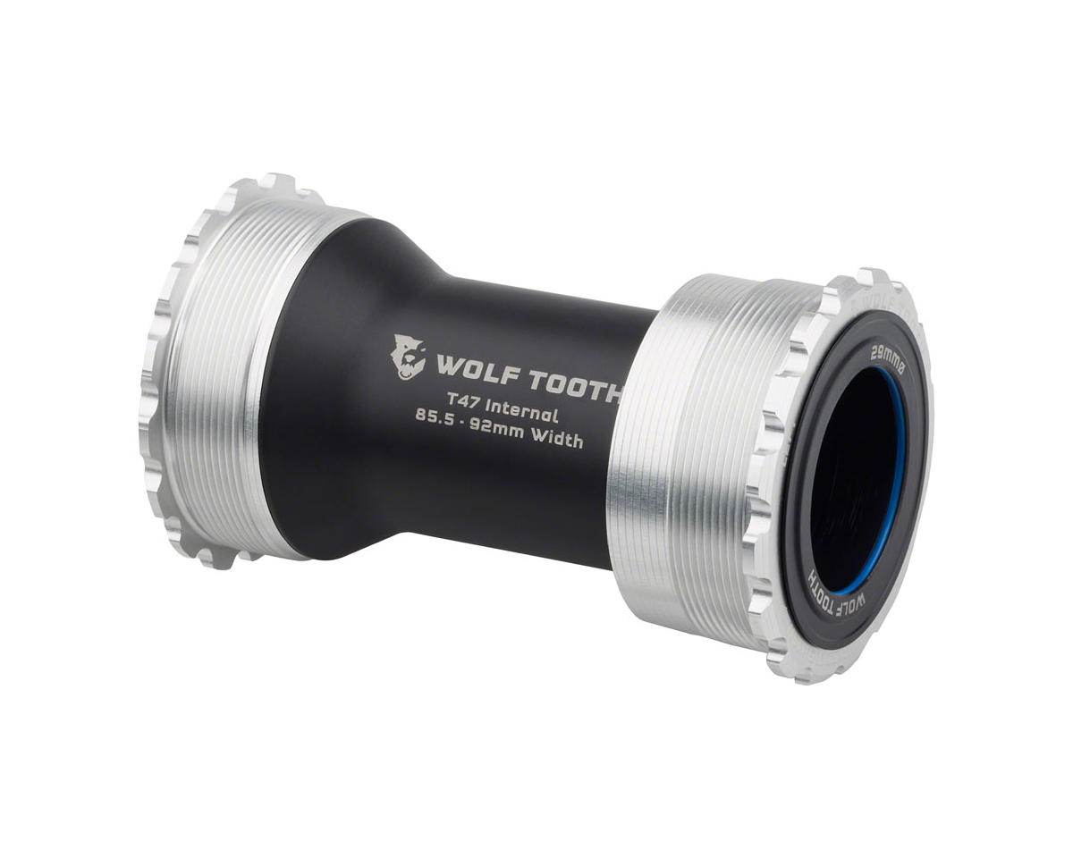 Wolf Tooth Components T47 Internal Bottom Bracket (Raw Silver) (29mm | SRAM DUB) (85.5/92mm)