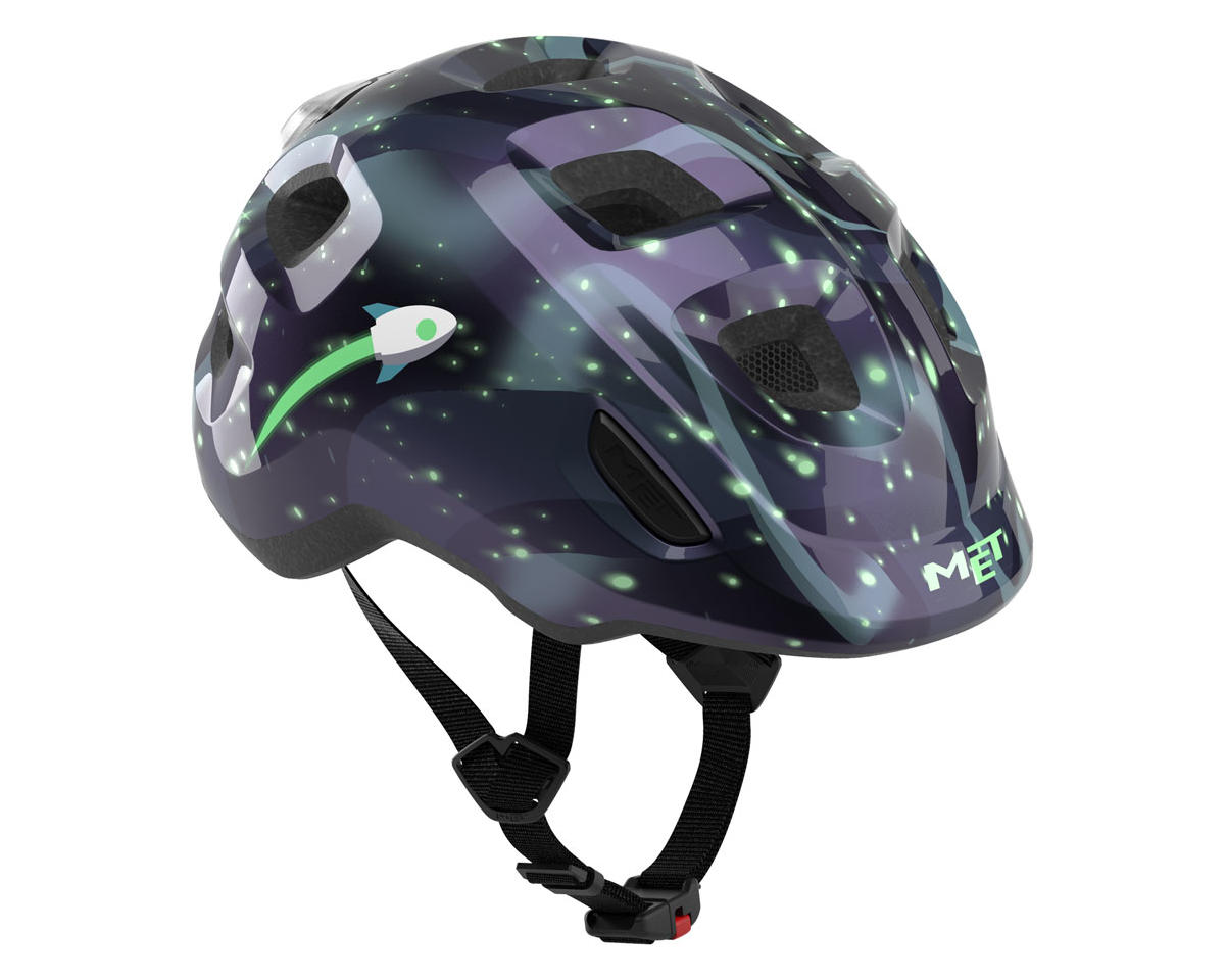 Met Hooray MIPS Kids Helmet (Space Glow in Dark) (Youth XS)