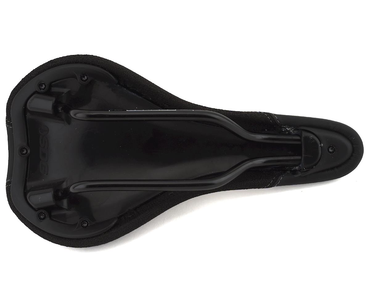 SDG Fly Jr Kid’s Saddle (Black) (Steel Rails) (122mm)
