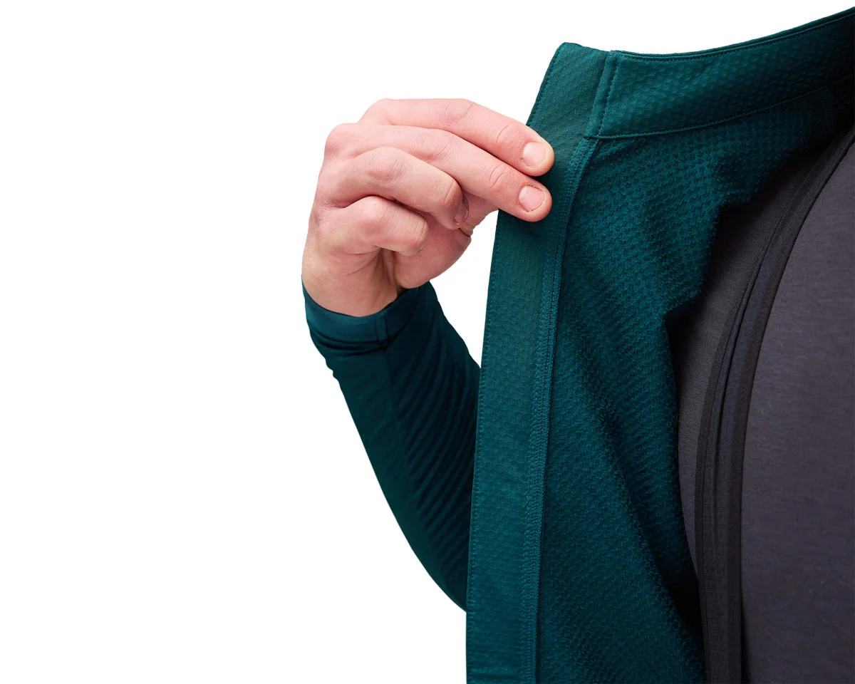 Pearl iZUMi Attack Thermal Long Sleeve Jersey (Dark Sea) (L)