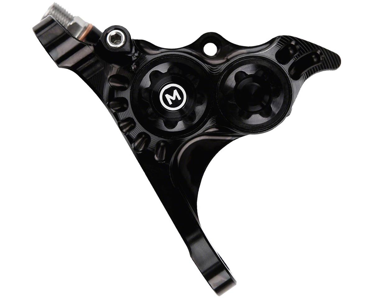 Hope RX4+ Road/Gravel Disc Brake Caliper (Black) (Hydraulic) (Front) (Front Flat DM +20) (Mineral Oil)