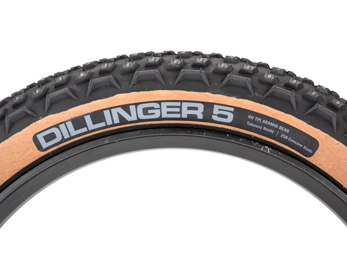 45NRTH Dillinger 5 Fat Bike Tire (Tan) (Tubeless) (60 TPI) (Studded) (26″) (4.6″)