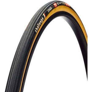 Challenge Strada Pro Handmade Tubular Tire (Tan Wall) (700c) (25mm) (Folding) (SuperPoly)