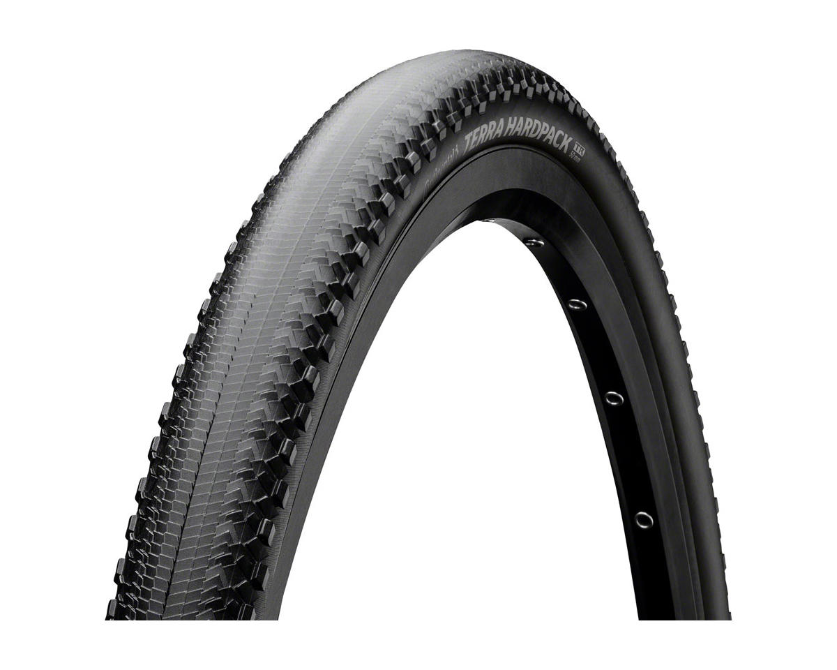 Continental Terra Hardpack Tubeless Gravel Tire (Black) (700c) (50mm) (PureGrip/ShieldWall)