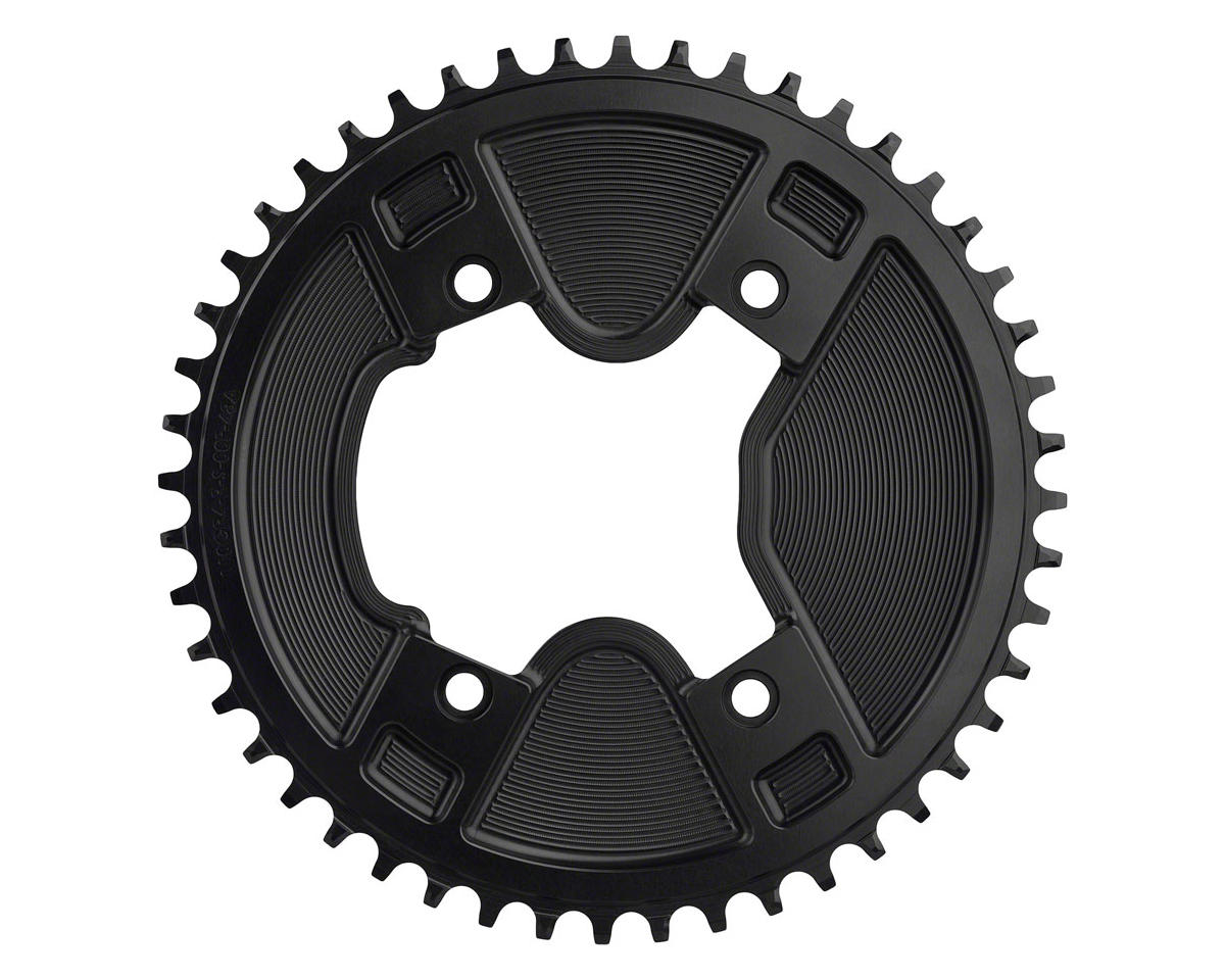 Wolf Tooth Components Aero Chainring (Black) (GRX 800 Series) (Drop-Stop ST) (Single) (50T) (110mm Shimano Asym. BCD)