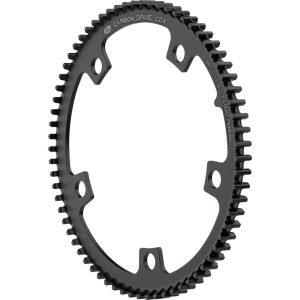 Gates Carbon Drive CDX CenterTrack Front Sprockets (Black) (130mm BCD) (Single) (For Tandem) (69T)