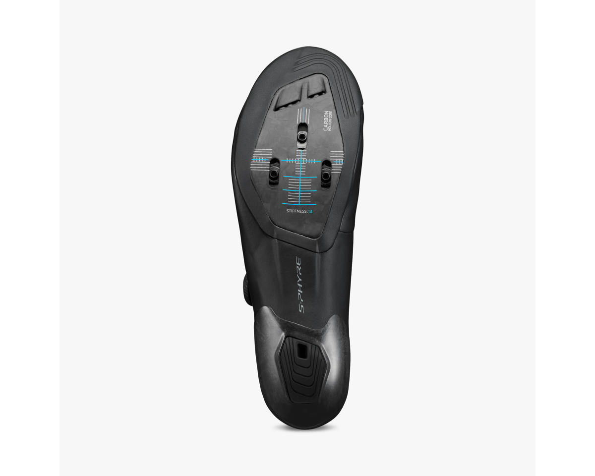 Shimano SH-RC910 S-PHYRE Road Bike Shoes (Black) (42) (Wide)