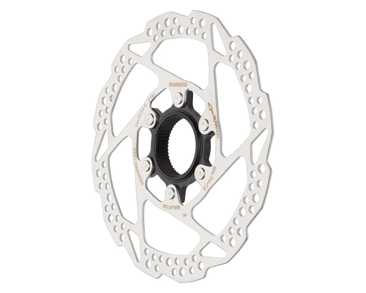 Shimano Deore SM-RT54 Disc Brake Rotor (Centerlock) (160mm) (External Spline Type) (For Organic/Resin Pads Only)