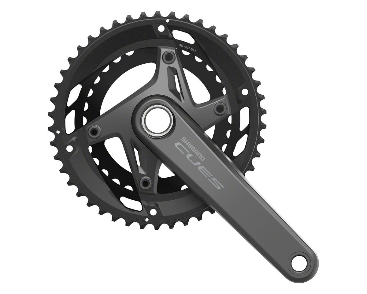 Shimano CUES FC-U6010-2 Crankset (Black) (11 Speed) (170mm) (46/32T) (Hollowtech II)