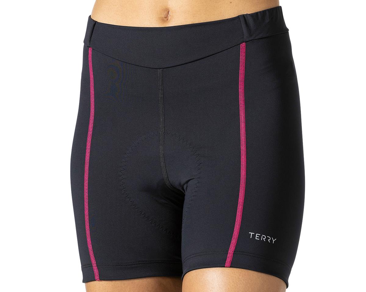 Terry Women’s Bella Short (Black/Pink) (Short Inseam) (S)