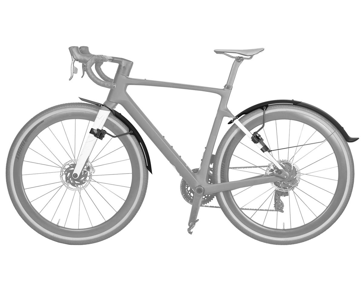 Topeak Gravel Bike TetraFenders (Black) (Disc Brake) (Up to 700c x 50mm) (G1/G2) (Front & Rear)