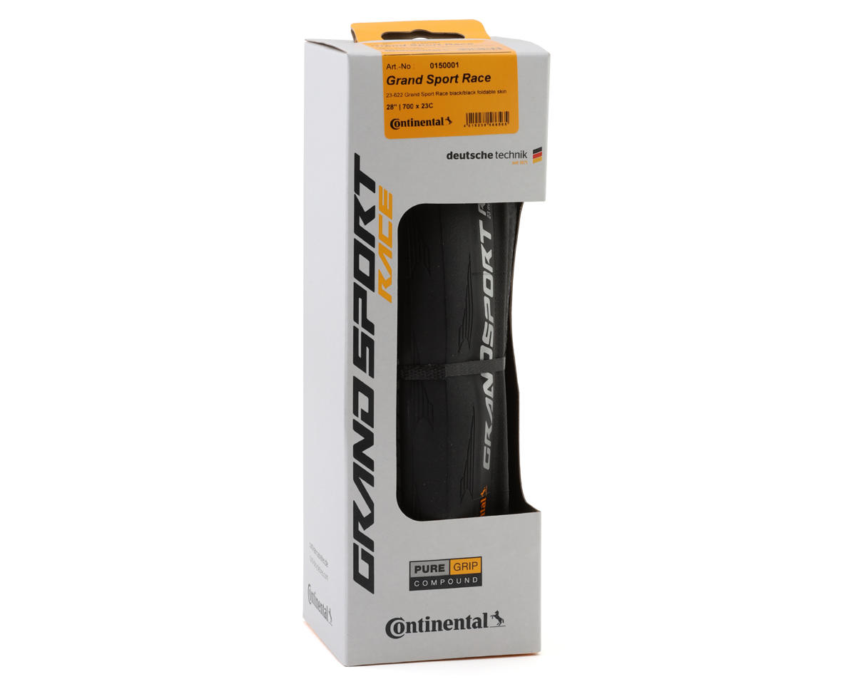Continental Grand Sport Race Tire (Black) (700c) (23mm) (Folding) (PureGrip)