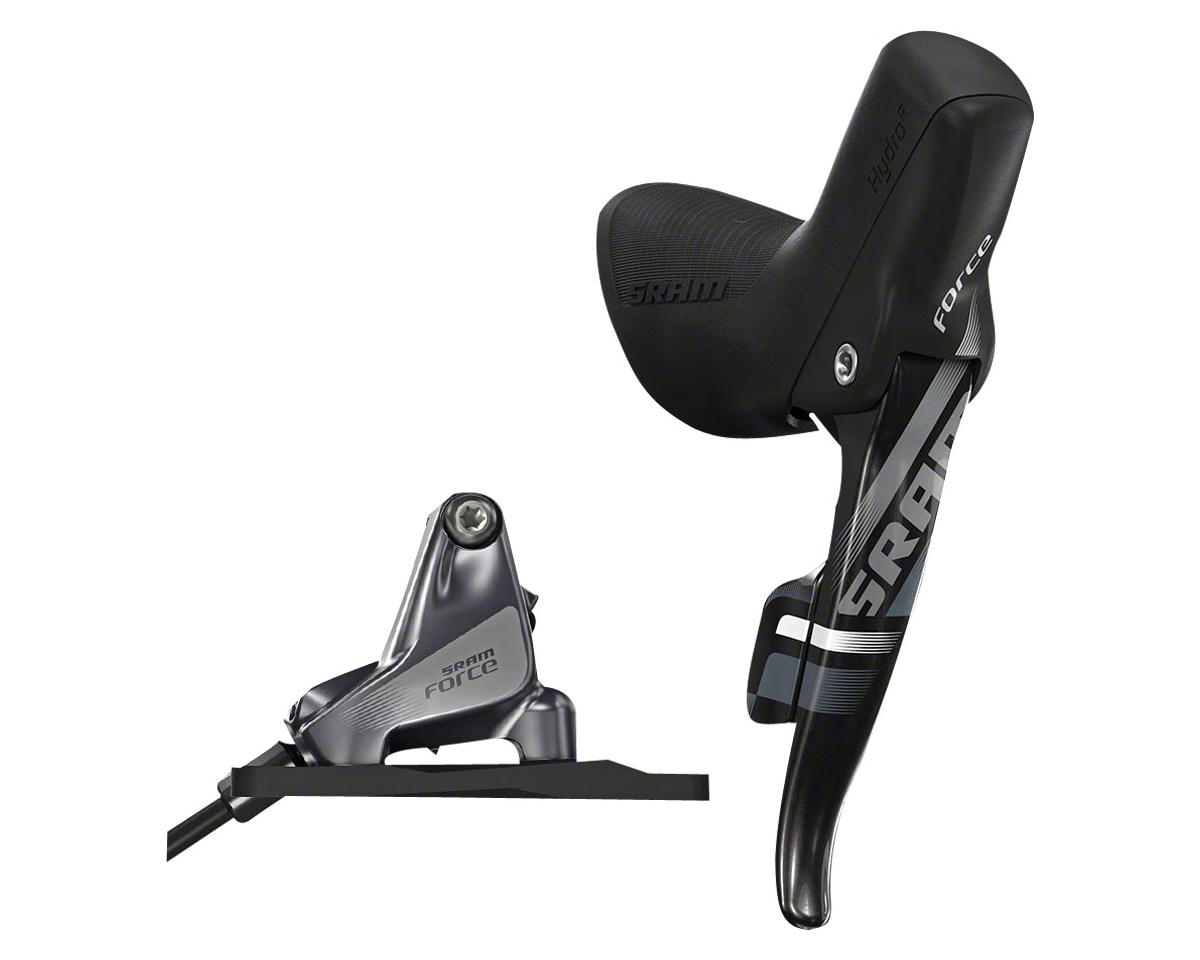 SRAM Force 22 DoubleTap Hydraulic Road Disc Brake/Shift Lever Kit (Black) (Left) (Flat Mount) (2x) (Caliper Included)