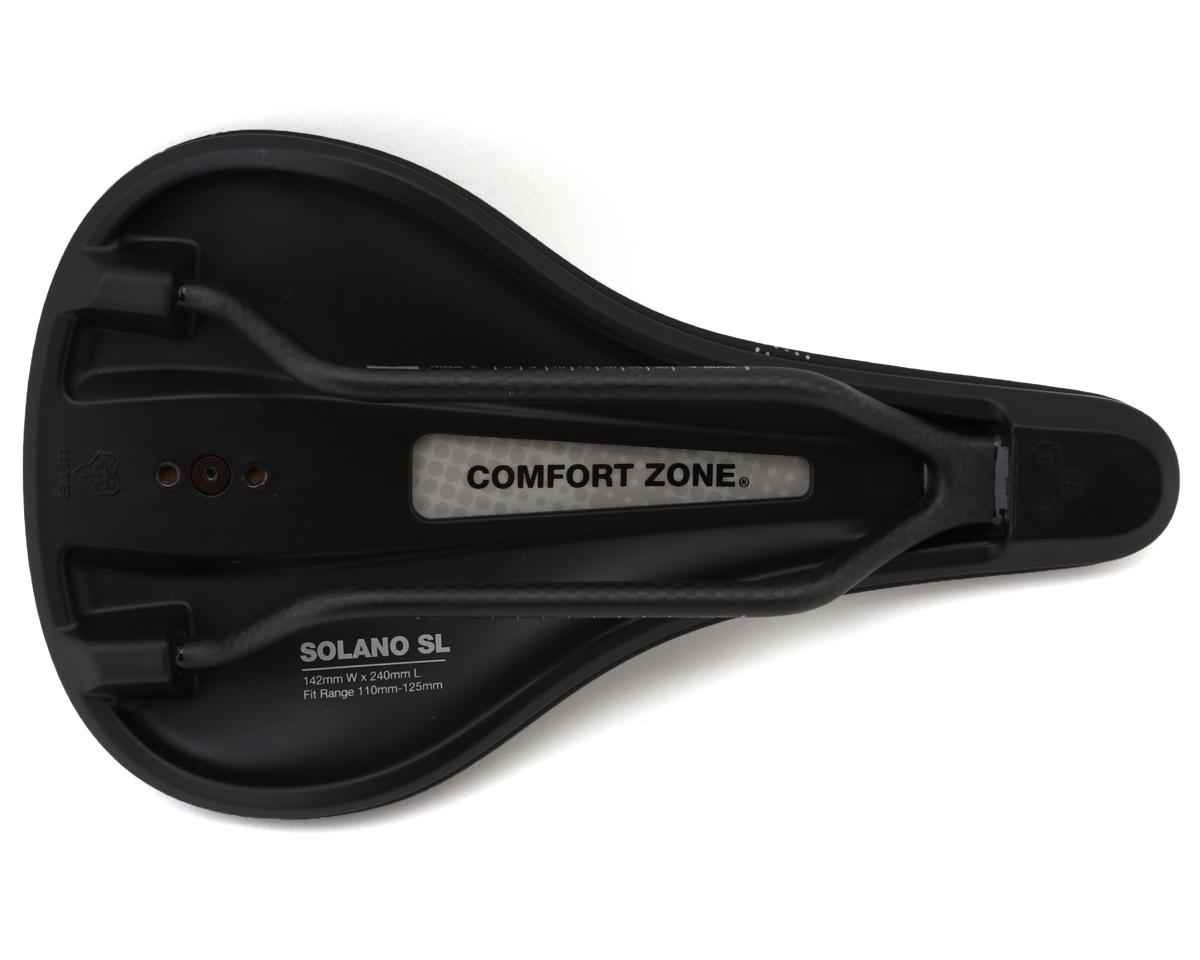WTB Solano SL Fusion Form Saddle (Black) (Carbon Fiber Rails) (Medium) (142mm)