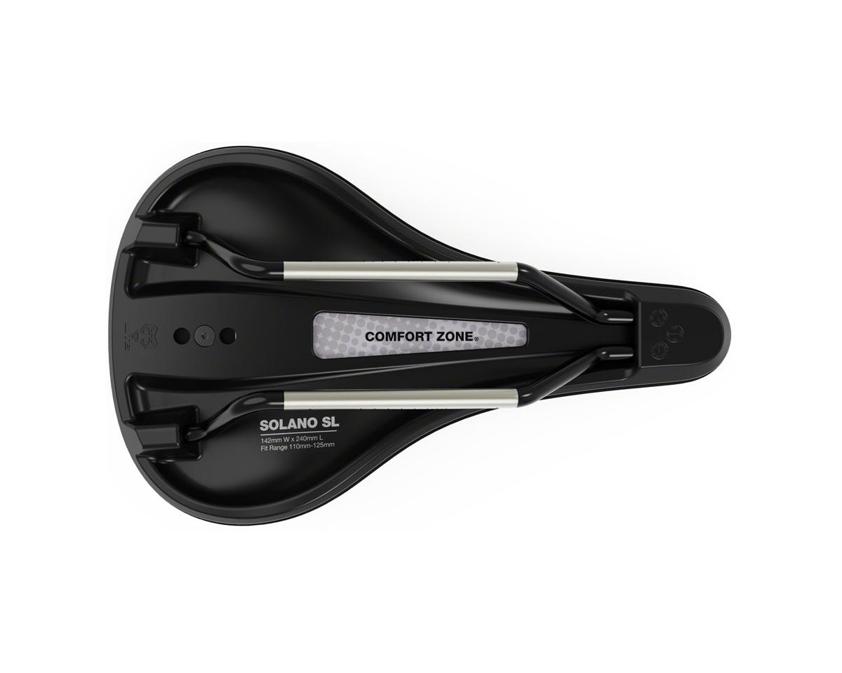 WTB Solano SL Fusion Form Saddle (Black) (Titanium Rails) (Wide) (157mm)