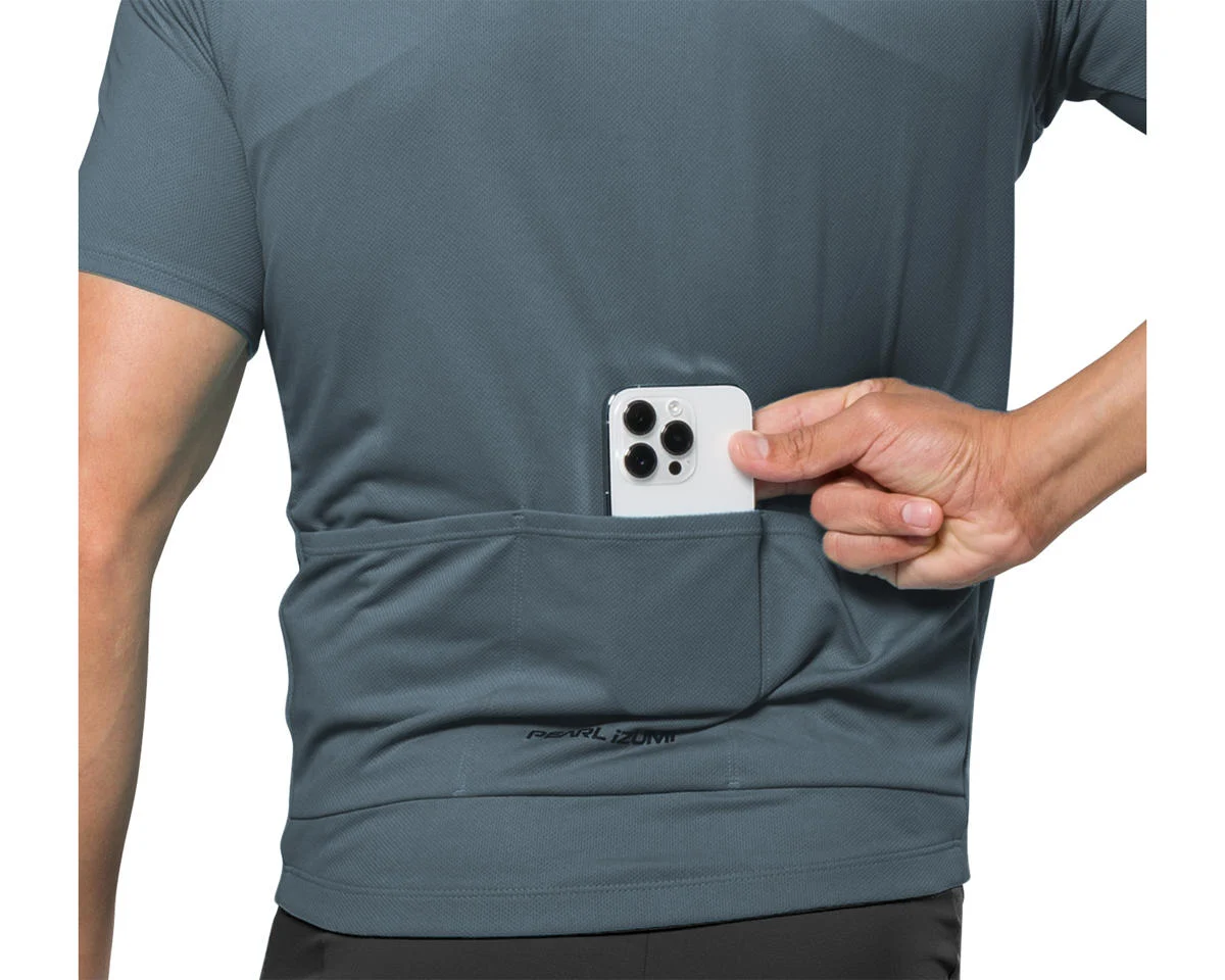 Pearl iZUMi Quest Short Sleeve Jersey (Dark Slate) (S)