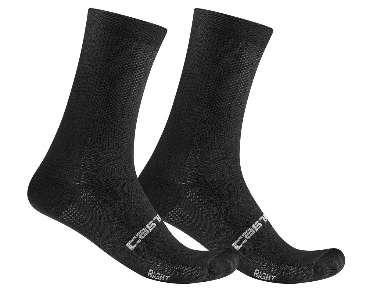 Castelli Espresso 18 Socks (Black) (S/M)