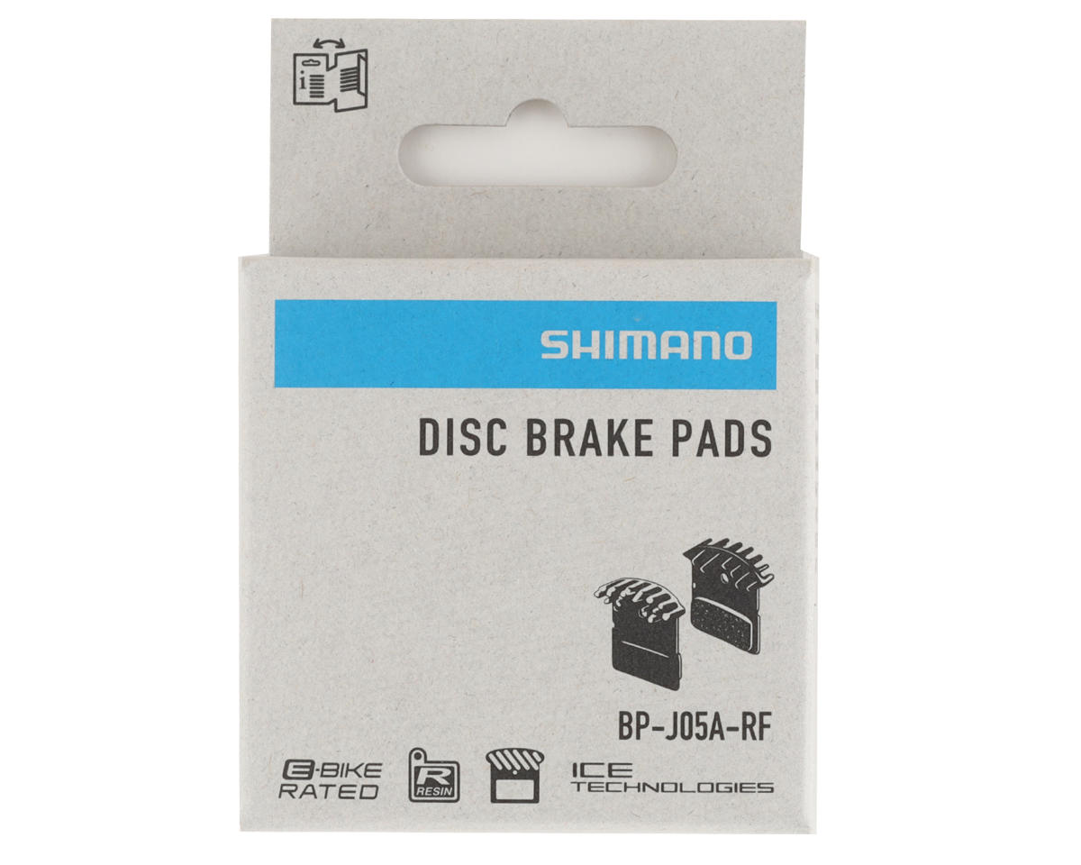 Shimano Disc Brake Pads (Resin) (w/ Cooling Fins) (J05A-RF) (Shimano XTR Trail) (1 Pair)