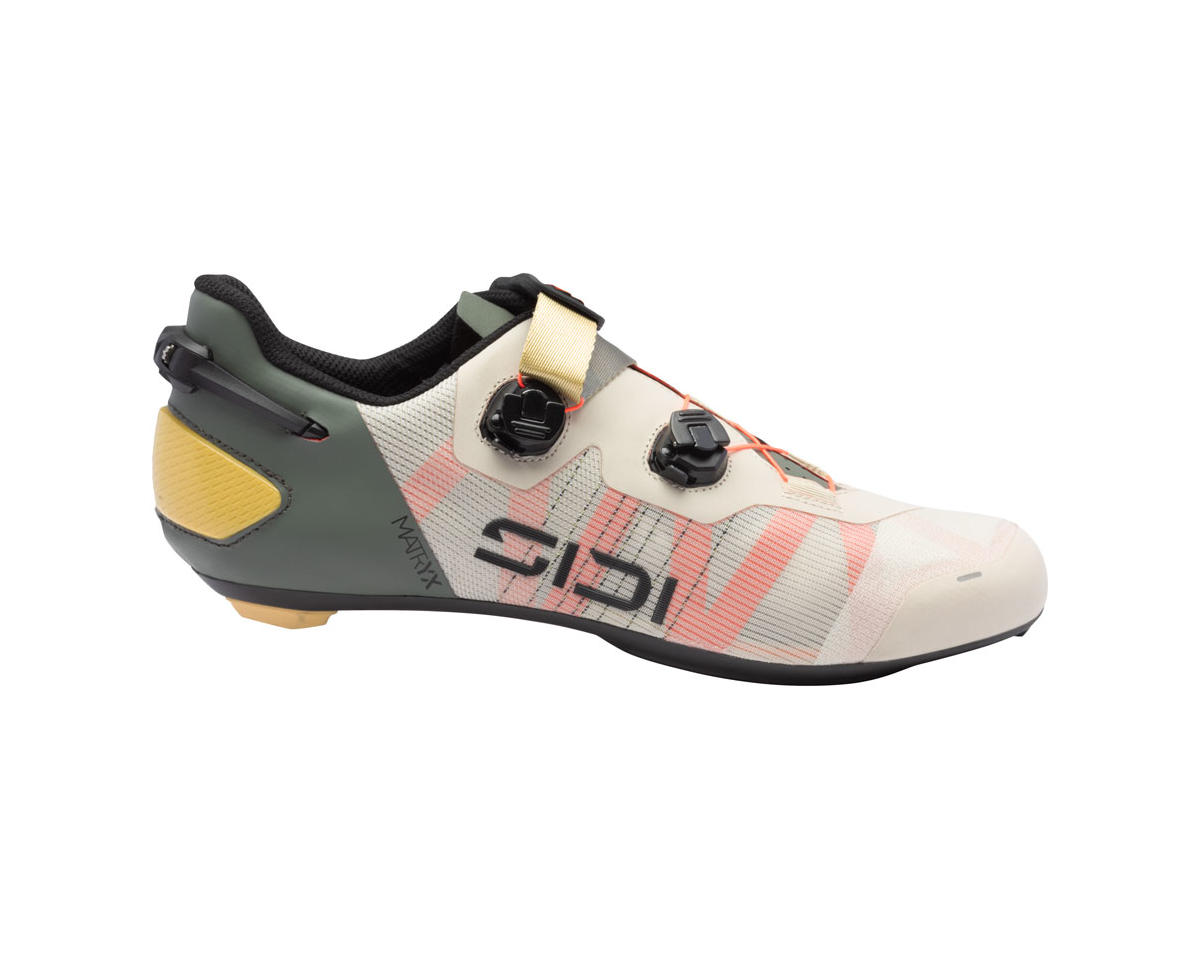 Sidi Wire 3 Road Shoes (Sand/Fluo Coral) (41) (Millenium Fit)